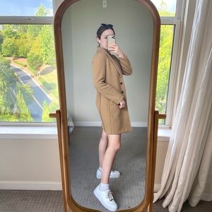 J. Crew Wool Blend Camel Coat